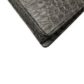 Load image into Gallery viewer, Escada Grey Y2K Embossed Leather Shoulder Bag