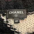 Load image into Gallery viewer, Chanel Black / White / Pink Cashmere Knit Pullover Sweater