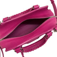 Load image into Gallery viewer, Balenciaga Hot Pink Leather Mini City Crossbody Bag