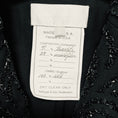Load image into Gallery viewer, Badgley Mischka Couture Vintage Black Sequin and Bead Embellished Blazer Jacket