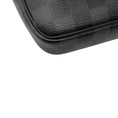 Load image into Gallery viewer, Louis Vuitton Graphite / Black Damier Coated Canvas and Leather Scott Messenger Shoulder Bag with Pouch
