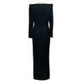 Load image into Gallery viewer, Alex Perry Black Long Sleeved Crepe Maxi Dress with Cut Out Detail