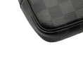 Load image into Gallery viewer, Louis Vuitton Graphite / Black Damier Coated Canvas and Leather Scott Messenger Shoulder Bag with Pouch