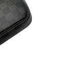 Load image into Gallery viewer, Louis Vuitton Graphite / Black Damier Coated Canvas and Leather Scott Messenger Shoulder Bag with Pouch