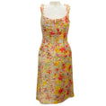 Load image into Gallery viewer, Christian Lacroix Vintage Pastel Multi Floral Silk Chiffon Cocktail Dress