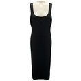 Load image into Gallery viewer, St. John Black Fall 2021 Sequined Sleeveless Knit Midi Dress