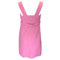Load image into Gallery viewer, Patou Begonia Pink Cotton-Blend Tweed Corsage Belted Mini Dress