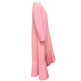 Load image into Gallery viewer, Oscar de la Renta Light Pink Long Sleeved Wool Stretch Midi Dress