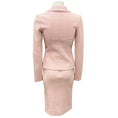 Load image into Gallery viewer, Dolce & Gabbana Light Pink Textured Stretch Pique Jacket and Skirt Suit Set