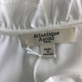 Load image into Gallery viewer, Atlantique Ascoli White Ruffled Sleeveless Cotton Blouse