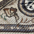 Load image into Gallery viewer, Hermes Brown / Ivory Multi Sous Le Cedre Print Plisse Pleated Silk Twill Scarf