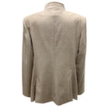 Load image into Gallery viewer, Escada Taupe Faux Leather Trimmed Wool Blazer