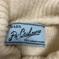 Load image into Gallery viewer, Prada Ivory Long Sleeved Ribbed Knit Re-Cashmere Turtleneck Sweater