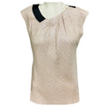 Load image into Gallery viewer, Nina Ricci Vintage Light Pink / Silver Metallic / Black Sleeveless Top