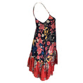 Load image into Gallery viewer, Biyan Black / Red Multi Floral Printed Silk Top