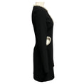 Load image into Gallery viewer, Jonathan Simkhai Black Katharine Diamante Cutout Mini Dress