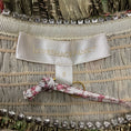 Load image into Gallery viewer, LoveShackFancy Gold Metallic Midnight Ruby Smocked Mini Greenwich Dress