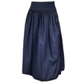 Load image into Gallery viewer, Molly Goddard Navy Blue Cotton Midi Skirt