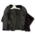 Load image into Gallery viewer, Valentino Furs Dark Purple / Blue Zip Front Mink Fur Jacket