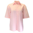 Load image into Gallery viewer, Plan C Pink Short Sleeved Button-down Blouse
