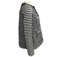 Load image into Gallery viewer, Sonia Rykiel Black / White Embellished Gingham Knit Jacket