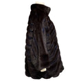 Load image into Gallery viewer, Valentino Furs Dark Purple / Blue Zip Front Mink Fur Jacket