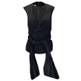 Load image into Gallery viewer, Dries Van Noten Black Wrap Tie Sleeveless Top