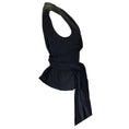 Load image into Gallery viewer, Dries Van Noten Black Wrap Tie Sleeveless Top
