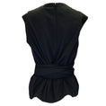 Load image into Gallery viewer, Dries Van Noten Black Wrap Tie Sleeveless Top