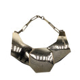 Load image into Gallery viewer, Gianfranco Ferre Vintage Brown / Gold Wood and Metal Geometric Necklace