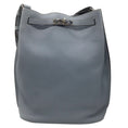 Load image into Gallery viewer, Hermes Light Blue 2013 Clemence Leather So Kelly 26 Handbag
