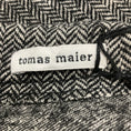 Load image into Gallery viewer, Tomas Maier Black / White Short Sleeved Tweed Dress