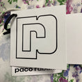 Load image into Gallery viewer, Paco Rabanne White / Pink / Purple Multi Floral Printed Midi Dress with Chainmail Detail