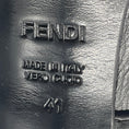 Load image into Gallery viewer, Fendi Black Grained Leather Heeled Tall Boots with Criss Cross Buckle