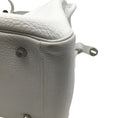 Load image into Gallery viewer, Hermes White 2007 Togo Leather Lindy Handbag
