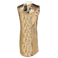 Load image into Gallery viewer, Maje Gold Ror Sequined Shift Dress