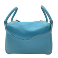 Load image into Gallery viewer, Hermes Turquoise 2007 Leather Lindy Handbag