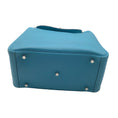 Load image into Gallery viewer, Hermes Turquoise 2007 Leather Lindy Handbag