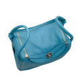 Load image into Gallery viewer, Hermes Turquoise 2007 Leather Lindy Handbag
