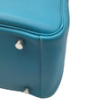 Load image into Gallery viewer, Hermes Turquoise 2007 Leather Lindy Handbag