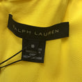 Load image into Gallery viewer, Ralph Lauren Black Label Yellow Three-Quarter Sleeved Crepe Shift Dress
