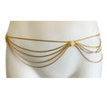 Load image into Gallery viewer, Christian Dior RARE Vintage Gold Metal Multi Strand Chain Belt