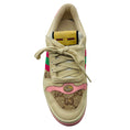 Load image into Gallery viewer, Gucci Beige / Dark Brown / Pink GG Crystal Screener Sneaker