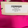 Load image into Gallery viewer, Alexandre Vauthier Neon Pink One Shoulder Velvet Mini Dress