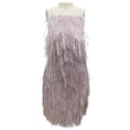 Load image into Gallery viewer, Jason Wu Collection Lavender Fringed Shift Cocktail Dress