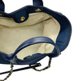 Load image into Gallery viewer, Chanel Navy Blue Canvas Medium Deauville Shopper Tote Handbag