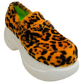 Load image into Gallery viewer, Marni Brown Leopard Calf Hair Platform Loafers