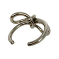 Load image into Gallery viewer, Balenciaga Silver Fall Winter 2013 Bow Tie Knot Cuff Bracelet