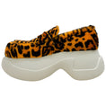 Load image into Gallery viewer, Marni Brown Leopard Calf Hair Platform Loafers