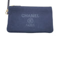 Load image into Gallery viewer, Chanel Navy Blue Canvas Medium Deauville Shopper Tote Handbag